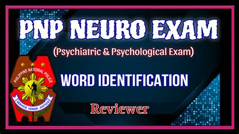 who am i essay for pnp neuro exam|How to pass the Neuro.